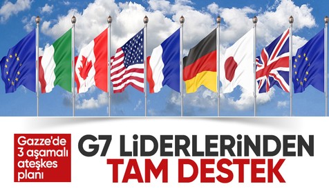 Biden'ın Gazze'de 3 aşamalı ateşkes planı: G7 liderlerinden tam destek