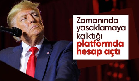 Donald Trump, yasaklamaya çalıştığı TikTok'ta hesap açtı