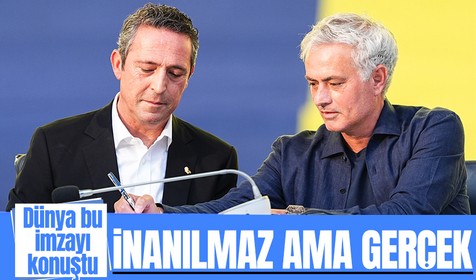 Dünya basını Mourinho'nun Fenerbahçe'ye imzasını konuştu! "İnanılmaz ama gerçek"