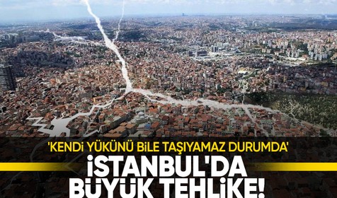 İstanbul'da bin 556 yapı kendi yükünü bile taşıyamayacak durumda