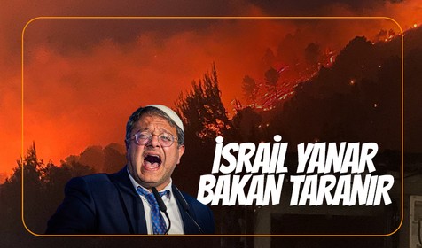 Ülke alevlere teslim olurken İsrailli bakan Lübnan'ı tehdit etti