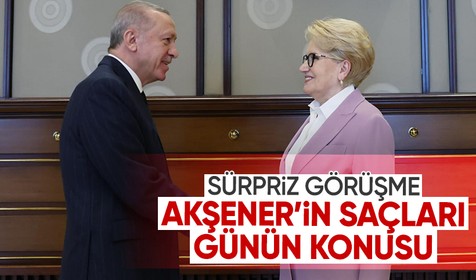 Cumhurbaşkanı Erdoğan ve Meral Akşener görüşmesi sona erdi