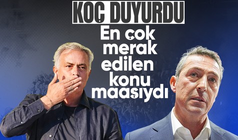 Jose Mourinho Fenerbahçe'den ne kadar maaş alacak? Ali Koç duyurdu