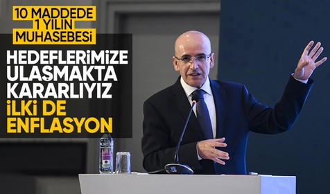 Son Dakika! Bakan Şimşek'ten bir yılın muhasebesi: Enflasyonu düşürmekte kararlıyız