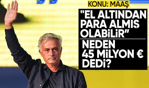 Jose Mourinho el altından para mı aldı? Mahmut Uslu'dan çarpıcı sözler