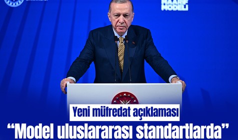Cumhurbaşkanı Erdoğan'dan yeni müfredat açıklaması: Model uluslararası standartlarda