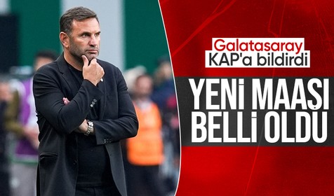 Galatasaray, Okan Buruk'un sözleşme detaylarını KAP'a bildirdi