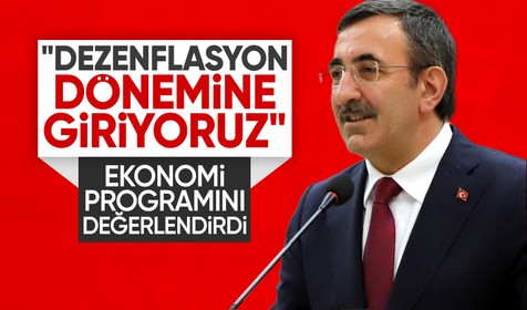 Cumhurbaşkanı Yardımcısı Yılmaz: Dezenflasyon dönemine giriyoruz