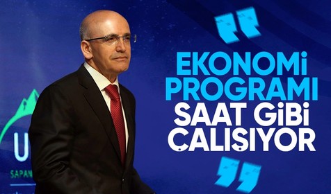 Hazine ve Maliye Bakanı Mehmet Şimşek İstanbul Finans Merkezi'nde konuştu