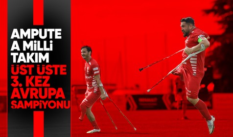 İspanya'yı 3-0 yenen Ampute Milli Takımı, üst üste üçüncü kez kupayı kazandı