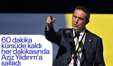 Son Dakika: Ali Koç: Size 'İyi ki Ali Başkanla devam etmişiz' dedirteceğim