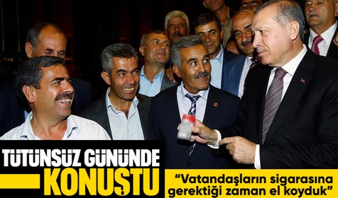 Cumhurbaşkanı Erdoğan'dan Dünya Tütünsüz Günü'nde açıklamalar