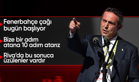 Fenerbahçe Başkanı Ali Koç, seçimlerin ardından açıklamalarda bulundu