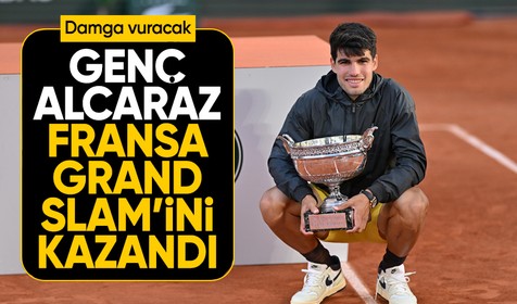 Fransa Açık'ta tek erkekler finalini Alcaraz kazandı