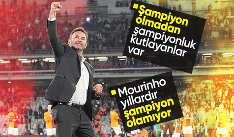 Okan Buruk'tan Jose Mourinho ve Fenerbahçe'ye şampiyonluk göndermesi