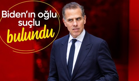 ABD Başkanı Biden'ın oğlu Hunter, suçlu bulundu