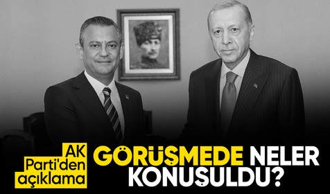 Cumhurbaşkanı Erdoğan-Özel görüşmesinin ardından Ömer Çelik'ten açıklamalar