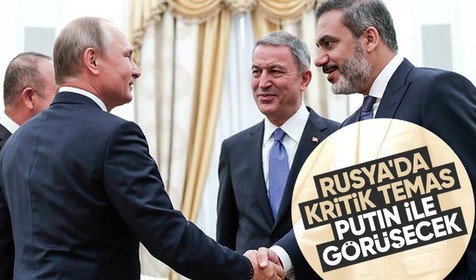 Rusya'da kritik temas! Putin, Dışişleri Bakanı Hakan Fidan'ı kabul edecek