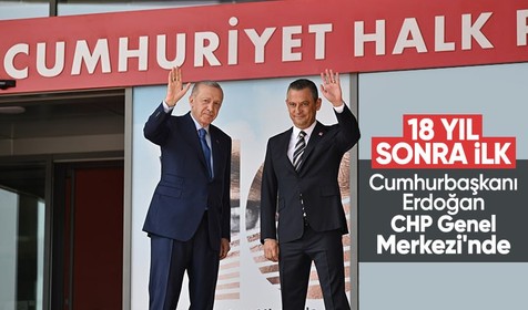 Siyasette ılıman iklim | Cumhurbaşkanı Erdoğan'dan 18 yıl sonra CHP'ye iade-i ziyaret!