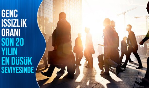 Türkiye'de genç işsizlik %14,5 ile 20 yılın en düşük seviyesinde