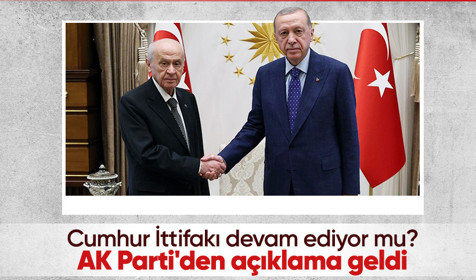 AK Parti'den ittifak açıklaması: Cumhur İttifakı yoluna kararlılıkla devam ediyor