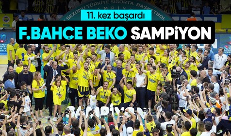 Anadolu Efes'i mağlup eden Fenerbahçe, basketbolda şampiyon oldu
