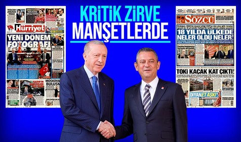 Cumhurbaşkanı Erdoğan'ın Özgür Özel'e ziyareti manşetlerde | 12 Haziran gazete manşetleri