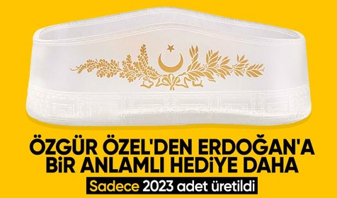 Özgür Özel'den Cumhurbaşkanı Erdoğan'a 'Payidar Gondol' objesi! Anlamı bir hayli derin