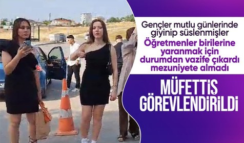 Lise mezuniyetinde kız öğrencilere kıyafet vetosu! Valilikten açıklama!
