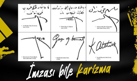 MSB Atatürk'ün orijinal imzalarını paylaştı! Bilinenden farklıymış