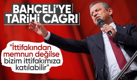 Özel'den Bahçeli'ye: İttifakından memnun değilse bizim ittifakımıza katılabilir