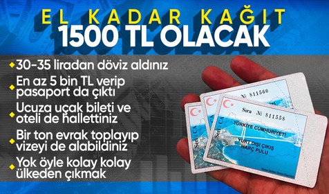 150 TL olan yurt dışı çıkış harcına 10 kat zam gelecek iddiası