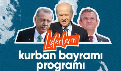 Liderlerin Kurban Bayramı programı belli oldu