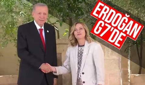 Cumhurbaşkanı Erdoğan, G7 liderler zirvesi için İtalya'da