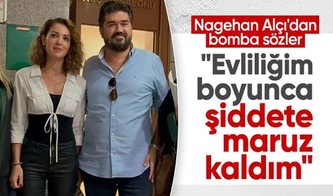 Nagehan Alçı'dan bomba iddia: Rasim Ozan Kütahyalı'dan şiddet gördüm