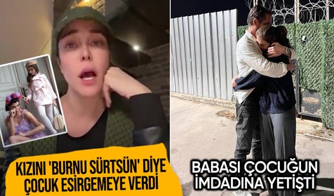 Deniz Akkaya'nın çocuk esirgemeye verdiği kızı babası Efe Önbilgin tarafından teslim alındı