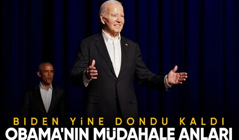 Biden bağış toplama etkinliğinde yine dondu kaldı