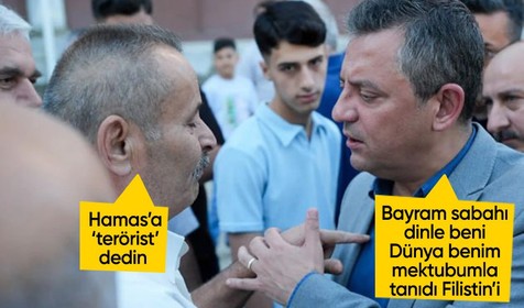 Özgür Özel ile vatandaş arasında ‘Hamas’ tartışması yaşandı