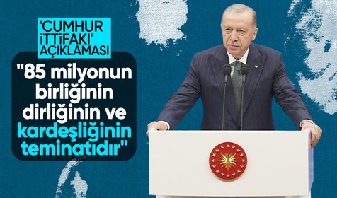 Cumhurbaşkanı Erdoğan'dan Cumhur İttifakı açıklaması: Daha sıkı kenetleneceğiz