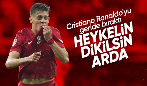 EURO 2024'te olağanüstü gol: Arda Güler, Cristiano Ronaldo'yu geride bıraktı