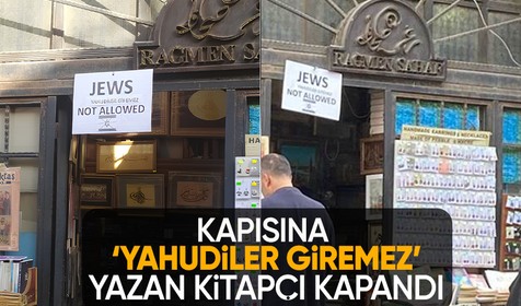Kapısına ‘Yahudiler giremez’ yazmıştı: İBB'den sözleşme yenilememe kararı!