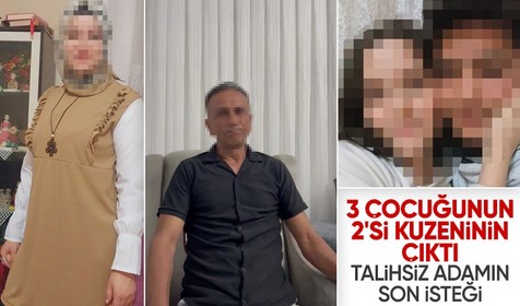 3 çocuğundan 2'sinin kendisinden olmadığını öğrenen adamın son isteği