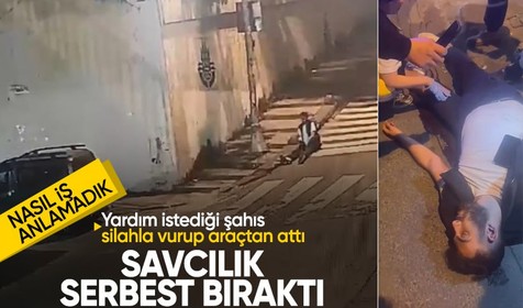 Hastaneye gitmek için yardım istediği şahıs, silahla vurup araçtan attı