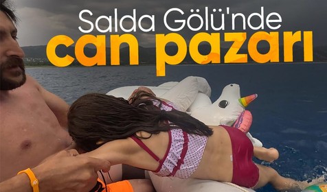 Salda Gölü'nde can pazarı