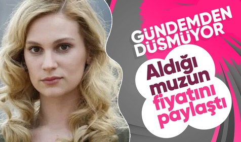 Farah Zeynep Abdullah, 1 tane muza ödediği parayı paylaştı