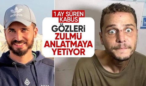 İsrail hapishanesinde işkence gören Bedir Dahlan'ın çektiği acılar gözlerine yansıdı
