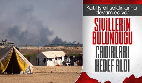 İsrail'in sivillerin sığındığı çadırları hedef aldığı saldırıda 25 kişi hayatını kaybetti