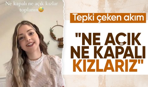 Sosyal medyada 'ne kapalı ne de açık kadınlarız' akımı