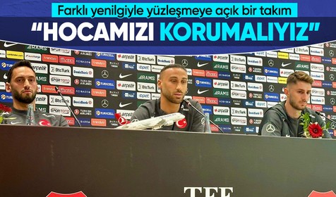 Cenk Tosun, Hakan Çalhanoğlu ve İsmail Yüksek'ten Çekya maçı açıklamaları