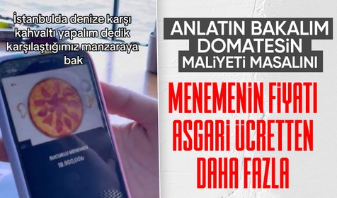 İstanbul Boğazı'nda satılan menemenin fiyatı dudak uçuklattı
